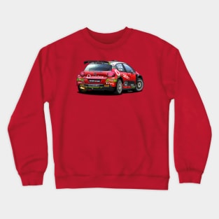 Citroen C3 R5 - Rally illustration Crewneck Sweatshirt